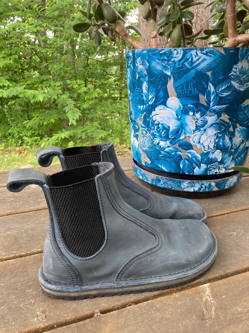 Conker Navy Barefoot Chelsea Boots / 5.5
